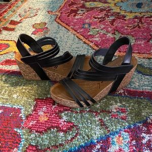 Black Blowfish Sandals Size 8